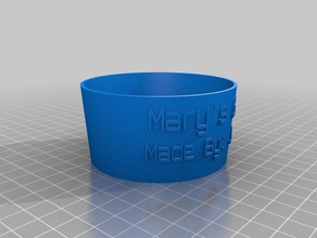 my customized thermos donut & coffee shop marker food drink 3d print model - Mito3D