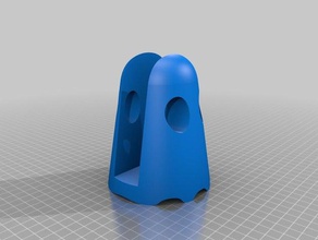 ghostlyvinyl holder audio 3d print model - Mito3D