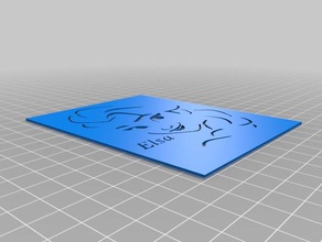 elsa frozen art tools customized 3d print model - Mito3D