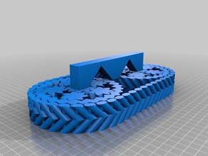 completamente stampabile serbatoio battistrada assemblea la robotica su misura openscad parametrico 3d print model - Mito3D