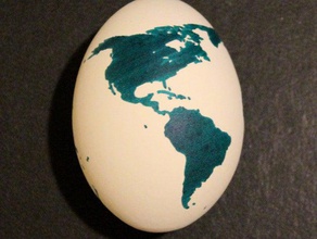 globe egg bot other earth egg-bot 3d print model - Mito3D