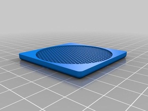 hex mesh disk parts customized 3d print model - Mito3D