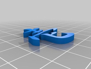 kanji ein 3d-Druck-tests 3d print model - Mito3D