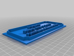 placca 3 segni e loghi su misura 3d print model - Mito3D