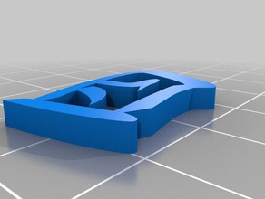 kanji cuatro La impresión en 3d de las pruebas 3d print model - Mito3D