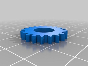 5mm hole 20teeth gear parts customized 3d print model - Mito3D