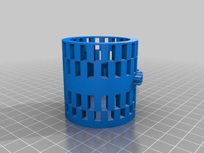 my customized personalised pen holder container household 3d print model - Mito3D