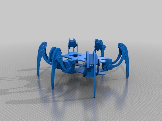 dajijug esapode la robotica openscad 3D print model - Mito3D