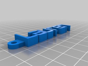 lauren organización personalizado 3d print model - Mito3D