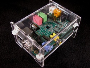 wolfson audio raspberry pi plate case computer 3d print model - Mito3D