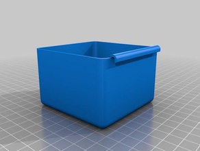 drawer organizer - 75x75x50mm organization cupboard 3d print model - Mito3D