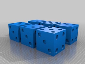 Würfel - Spielzeug Spiel Zubehör 3d print model - Mito3D