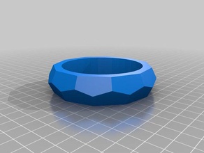 beautiful chunky bracelet customized 3d print model - Mito3D