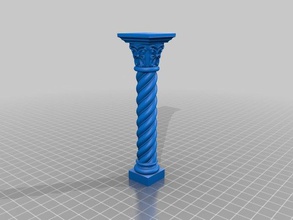 columna decoración 3d print model - Mito3D