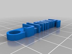jimmy trousseau de clés l'organisation personnalisé 3d print model - Mito3D
