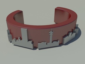 johannesburg skyline bracelet bracelets inspiration 3d print model - Mito3D