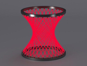 hyperboloid created partsolutions 3d printing 3d print model - Mito3D