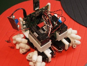 mecanum wheel rover 2 other robotics servo 3d bearing chumby electronics experiment mobile robot model omni printbot robodino toy up 3d print model - Mito3D