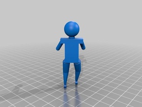 jans posable skinable de la figurine sculptures personnalisé 3d print model - Mito3D