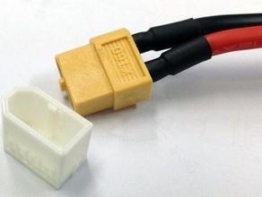 xt-60 konnektör kapağı r c araçlar bağlayıcı kapak xt xt60 3d print model - Mito3D