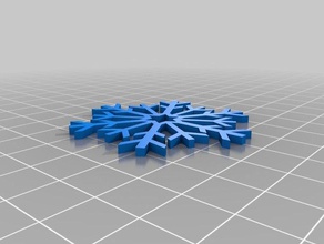 copo de nieve 3d print model - Mito3D