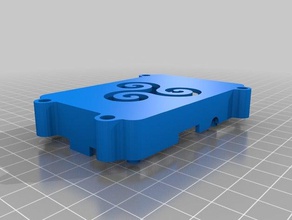 triskele pi b+ Fall raspberry b Gehäuse 3d print model - Mito3D