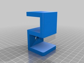 il mio personalizzato parametrico escursioni gancio foro del cavo delle cuffie ufficio 3d print model - Mito3D