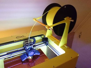 craftbot support de bobine luxe Imprimante 3d accessoires craftunique filament 3d print model - Mito3D
