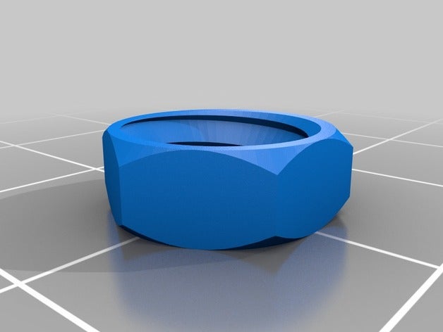 mon personnalisés écrou de l'emploi cadre - 2 pièces personnalisé 3D print model - Mito3D