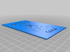 jirafa plantilla art herramientas personalizado 3d print model - Mito3D