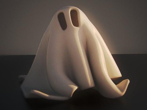 fantasma aterrador criaturas paño halloween de miedo spooky 3d print model - Mito3D