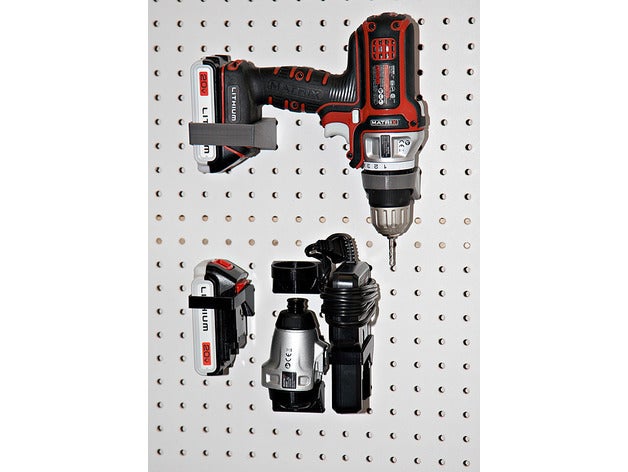 tablero de montaje black&decker la matriz juego taladro portaherramientas y cajas bdcdmt120 bdcmti negro perno artesano decker el titular lbx20 perforación impacto del conductor pegboard 3D print model - Mito3D