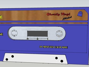 fantasmal cinta de cassette la música ghostlyvinyl 3d print model - Mito3D
