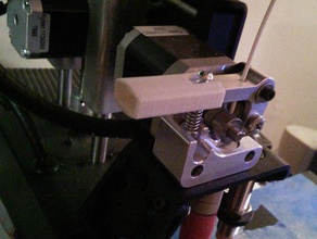 printrbot simple metal filament handle lever 3d printer accessories sketchup 3d print model - Mito3D