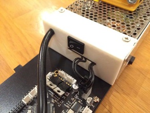 twoup de alimentación del suministro la cubierta interruptor Impresora 3d accesorios fuente qubd 3d print model - Mito3D
