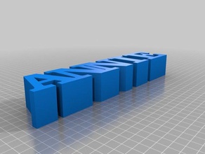 annie personalizado 3d print model - Mito3D