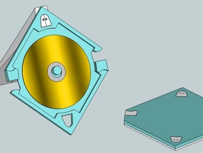 cd de cas stand les gadgets ghostlyvinyl 3d print model - Mito3D