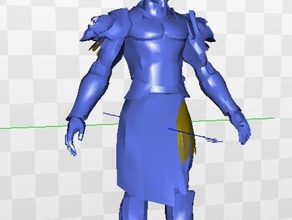 kratos personaggio del gioco persone 3d print model - Mito3D