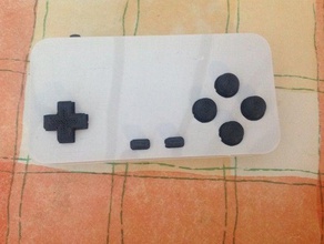 wireless gamepad case video games controller mame raspberry pi retropie 3d print model - Mito3D