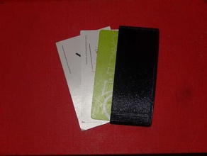 slim business transport card holder organization 3d print model - Mito3D