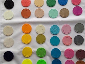 filament & meer-abs-color-samples Münzen und Abzeichen abs Farbe Probe kundengebundene 3d print model - Mito3D