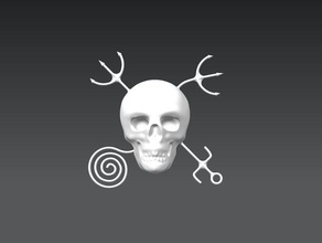 trident cráneo Las impresoras 3d 3d print model - Mito3D