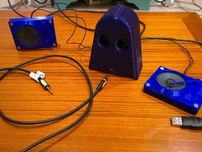 fantomatique en vinyle usb kit d'enceintes l'audio ghostlyvinyl de la vapeur tige tvy 3d print model - Mito3D