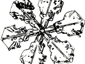 fresco cristais de neve física e astronomia 3d print model - Mito3D