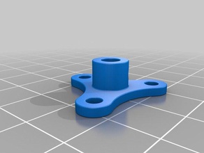cople para flecha 4 mm Robotik motor şaft 3d print model - Mito3D