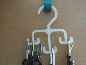 belt hanger household supplies wardrobe 3d print model - Mito3D