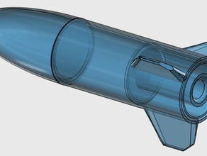 foguete modelo hobby de 3d print model - Mito3D