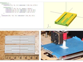 molde projeto pessoal poderia usado openscad tutorial de engenharia 3d print model - Mito3D