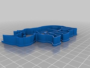 rhino cookies cutter 3d-drucken 3d print model - Mito3D