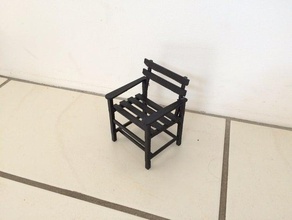 outdoor chair & garden 3d print model - Mito3D